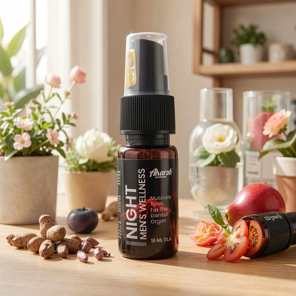 Night Men's Wellness 15 ML Spray Mascular Tonic for the gental organ